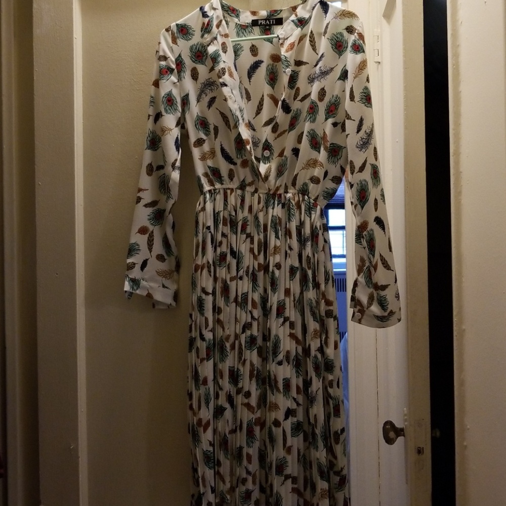 Prati Size M Peacock Midi Dress
